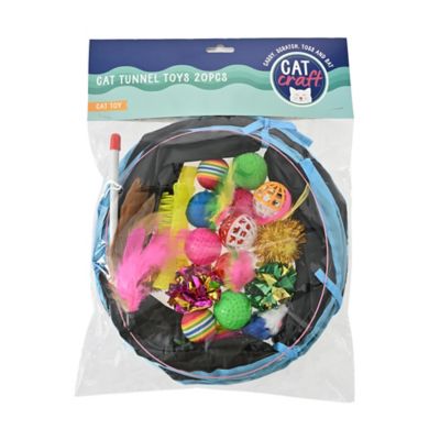 Cat Craft Cat Tunnel Toys Value Pack, 20 pc.
