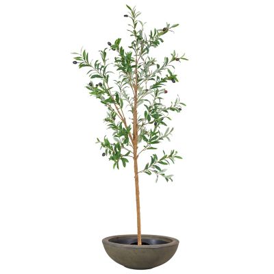 Sunnydaze Decor 5 ft. H Artificial Olive Tree with Percival Planter