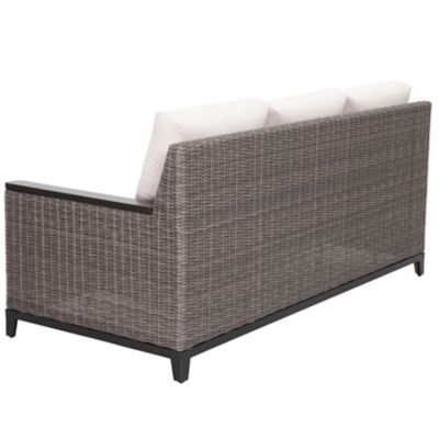 Image showing 5 th Nuu Garden Beaufort 4 pc. Outdoor Wicker and Aluminum Sectional Sofa