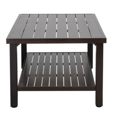 Image showing 9 th Nuu Garden Beaufort 4 pc. Outdoor Wicker and Aluminum Sectional Sofa