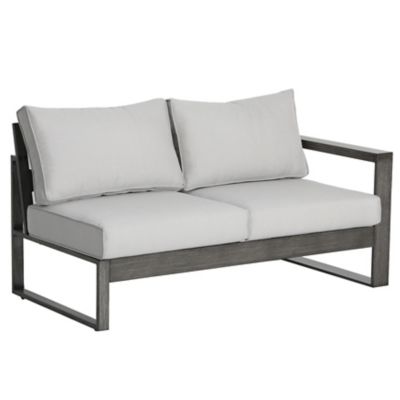 Image showing  Walsh 4 pc. Outdoor Aluminum Sectional Sofa Set