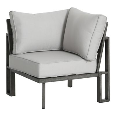 Image showing 6 th Nuu Garden Walsh 4 pc. Outdoor Aluminum Sectional Sofa Set