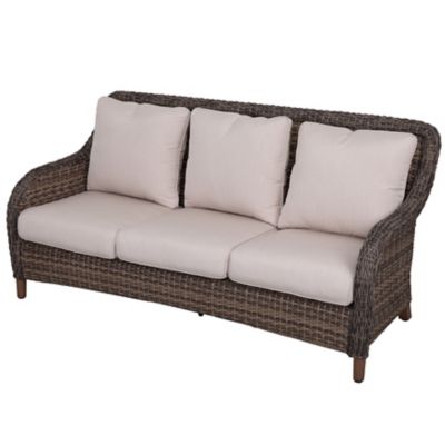 Image showing  Mitchell 4 pc. Outdoor Aluminum Wicker Sofa Set