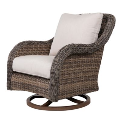 Image showing 6 th Nuu Garden Mitchell 4 pc. Outdoor Aluminum Wicker Sofa Set