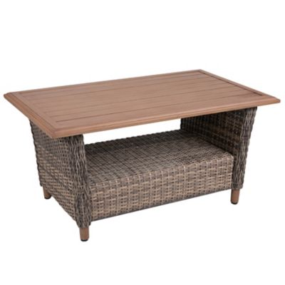 Image showing 8 th Nuu Garden Mitchell 4 pc. Outdoor Aluminum Wicker Sofa Set