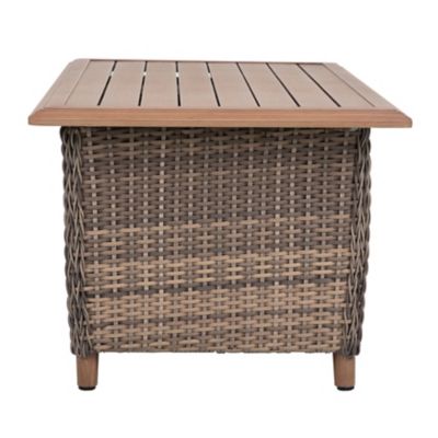 Image showing 9 th Nuu Garden Mitchell 4 pc. Outdoor Aluminum Wicker Sofa Set