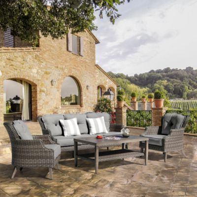 Image showing  Tenaya 4 pc. Wicker Sofa Set