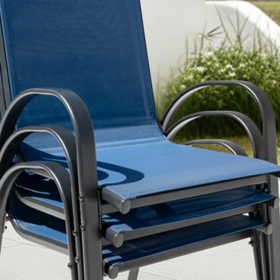 Image showing 8 th Nuu Garden Outdoor 4 pc. Patio Dining Chairs, Stackable Chairs