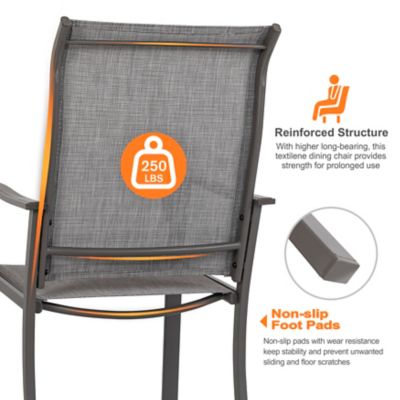 Image showing  Outdoor 2-Piece Patio Chair Set, Textilene Fabric, Iron Frame