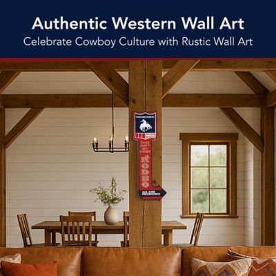 Image showing  Arrow-Shaped "This Ain't My First Rodeo" Metal Sign