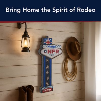 Image showing  Wrangler NFR 2025 Western Metal Wall Art Sign