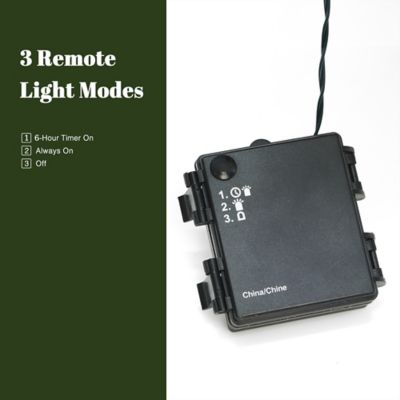 Image showing 4 ft. Pre-Lit Green Artificial Pine Christmas Tree Potted with Red Berry Decorations