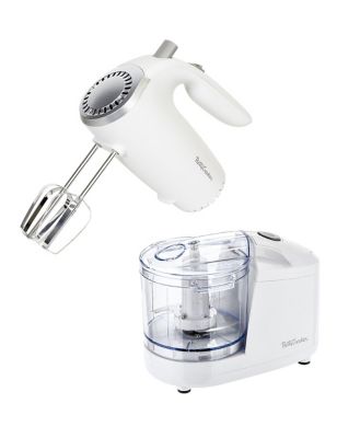 Betty Crocker 2-Piece Kitchen Appliances Combo: Hand Mixer, Chopper