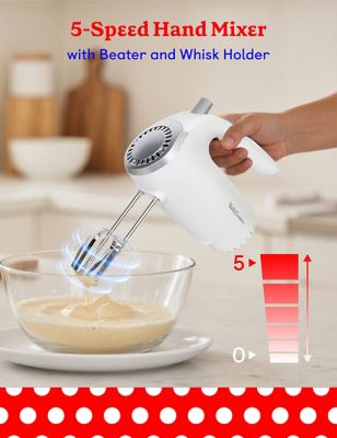 Image showing  2-Piece Kitchen Appliances Combo: Hand Mixer, Chopper