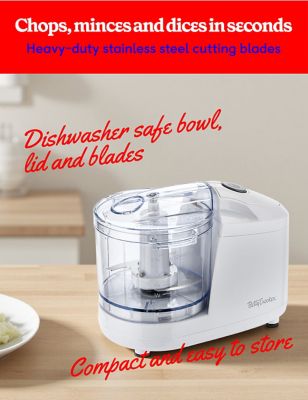 Image showing 5 th Betty Crocker 2-Piece Kitchen Appliances Combo: Hand Mixer, Chopper