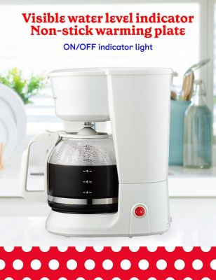Image showing 5 th Betty Crocker 12-Cup Drip Coffee Maker with Heat Resistant Glass Carafe, White