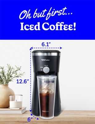 Image showing 6 th Betty Crocker Coffee Maker for Iced & Hot Brew, Brews in 4 Minutes,Black