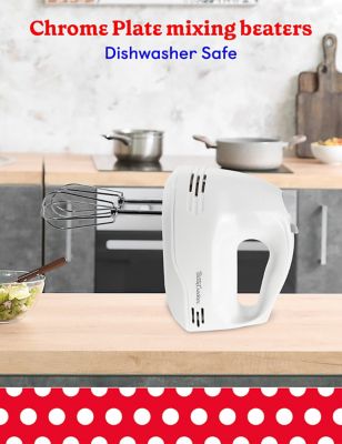 Image showing  5-speed Hand Mixer, 150 Watts Power, White