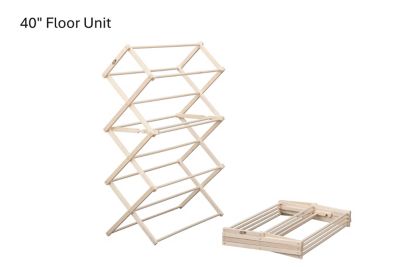 Image showing 5 th Redco Manufacturing Amish handcrafted Wooden Folding Clothes Drying Rack