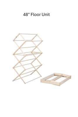 Image showing 6 th Redco Manufacturing Amish handcrafted Wooden Folding Clothes Drying Rack