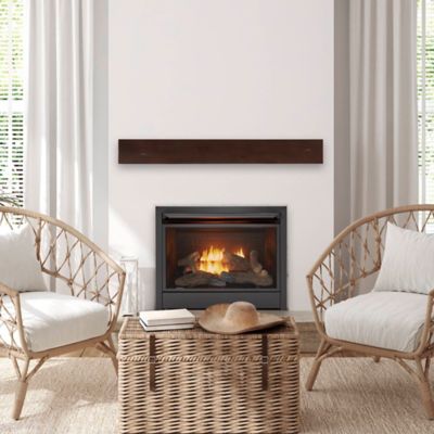 Image showing  48 in. Fireplace Shelf Mantel - Chocolate Finish - Model# DFSMN48-CH