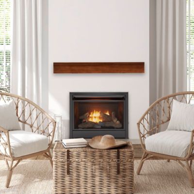 Image showing  48 in. Fireplace Shelf Mantel - Brown Finish - Model# DFSMN48-BR
