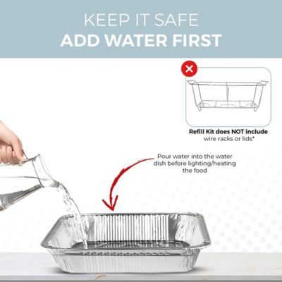 Image showing  Full Size Refill Kit Disposable Chafing Dish Set