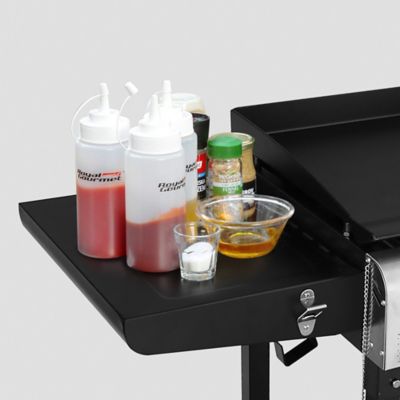 Image showing 6 th Royal Gourmet 4-Burner Portable Flat Top Gas Grill and Griddle Combo with Folding Legs, with Cover, 48,000 BTU