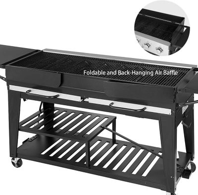 Image showing  Large Event 8-Burner Gas Grill, 104,000 BTU Liquid Propane Grill, with Cover