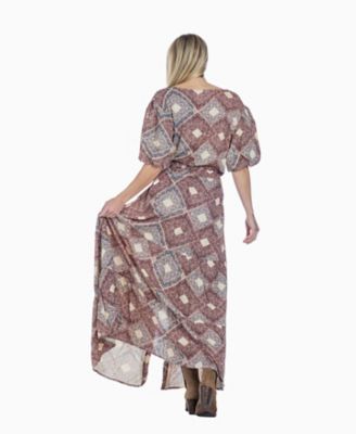 Image showing  Medallion Print Maxi Dress