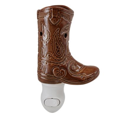 Red Shed Ceramic Boot Plug-In Wax Warmer, 5.75 in.
