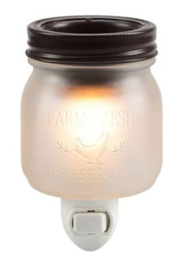 Red Shed Glass Jar Plug-In Wax Warmer, 6 in.