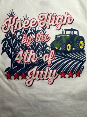 Image showing  IB Knee HIGh 4Th July Tee, White