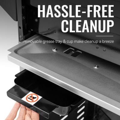 Image showing 7 th Royal Gourmet 6-Burner Propane Gas Grill with Sear Burner and Side Burner, 74,000 BTU, Cabinet Style Grill