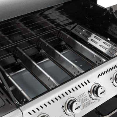 Image showing 6 th Royal Gourmet Deluxe 5-Burner Gas Grill, Cabinet Style Gas Grill with Sear Burner and Side Burner, 64,000 BTU