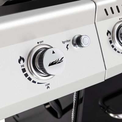 Image showing 8 th Royal Gourmet Deluxe 5-Burner Gas Grill, Cabinet Style Gas Grill with Sear Burner and Side Burner, 64,000 BTU