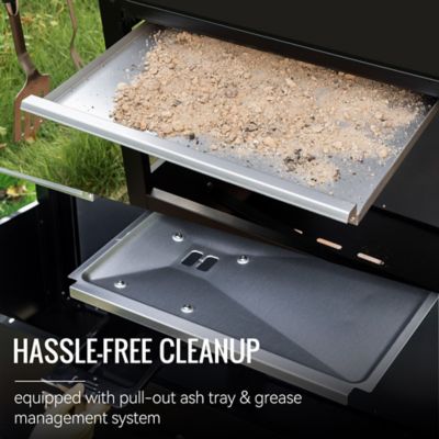 Image showing 8 th Royal Gourmet 2-Burner Gas and Charcoal Combo Grill with Cover, 20,000 BTU Cabinet Style Dual Fuel Grill