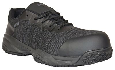 HOSS Boot Company Men's Spadix Athletic Composite Toe Work Shoes, Lightweight, Non-Metallic, Slip Resistant, EH Rated