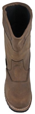 Image showing 2 th HOSS Boot Company Men's Buford Logger 11 in. Pull-On Composite Toe Waterproof Work Boots, Slip Resistant, EH PR Rated