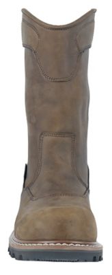 Image showing 3 th HOSS Boot Company Men's Buford Logger 11 in. Pull-On Composite Toe Waterproof Work Boots, Slip Resistant, EH PR Rated