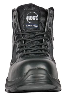 Image showing 3 th HOSS Boot Company Men's Watchman 6 in. Composite Toe Side-Zip Work Boots, Lightweight, SR, EH Rated, Cushioned Insole