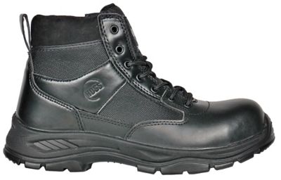 Image showing 4 th HOSS Boot Company Men's Watchman 6 in. Composite Toe Side-Zip Work Boots, Lightweight, SR, EH Rated, Cushioned Insole