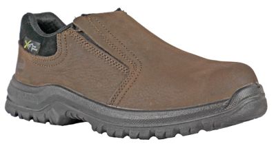 HOSS Boot Company Men's Worker Slip-On Composite Toe Work Shoes, Met Guard, Waterproof, Slip Resistant, EH Rated