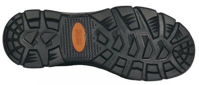 Image showing 1 th HOSS Boot Company Men's Ridge 6 in. Composite Toe Waterproof Work Boots, Black, Slip Resistant, Puncture Resistant, EH Rated