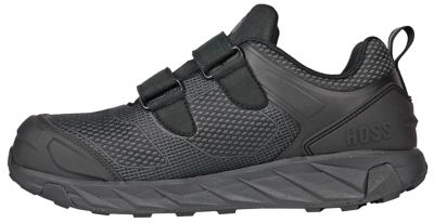 Image showing 6 th HOSS Boot Company Men's Buster V Extra Wide Composite Toe Work Shoes, Velcro Closure, Non-Metallic, SR, Cushioned Insole