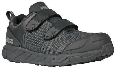 HOSS Boot Company Men's Buster V Extra Wide Composite Toe Work Shoes, Velcro Closure, Non-Metallic, SR, Cushioned Insole