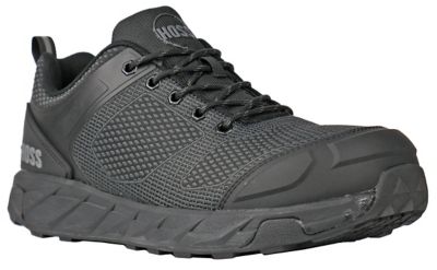 HOSS Boot Company Men's Buster Low Athletic Composite Toe Work Shoes, Extra Wide, Slip Resistant, EH Rated, Cushioned Insole