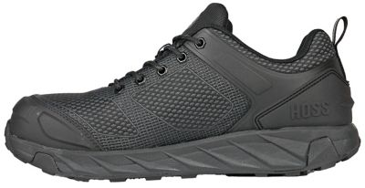 Image showing 6 th HOSS Boot Company Men's Buster Low Athletic Composite Toe Work Shoes, Extra Wide, Slip Resistant, EH Rated, Cushioned Insole