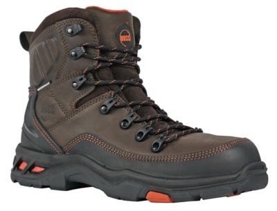 HOSS Boot Company Men's Traverse 6 in. Composite Toe Waterproof Work Boots, Slip Resistant, Puncture Resistant, EH Rated