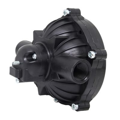 Everflo 12V On-Demand Diaphragm Pump Head - 7.0GPM, 60 PSI Max, 1/2 in. FNPT Ports